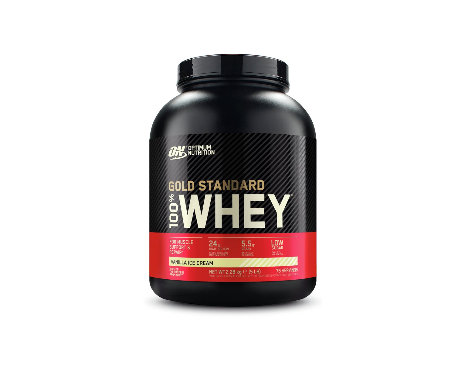 Optimum Nutrition Gold Standard 100% Vanilla Whey 2.28kg Review