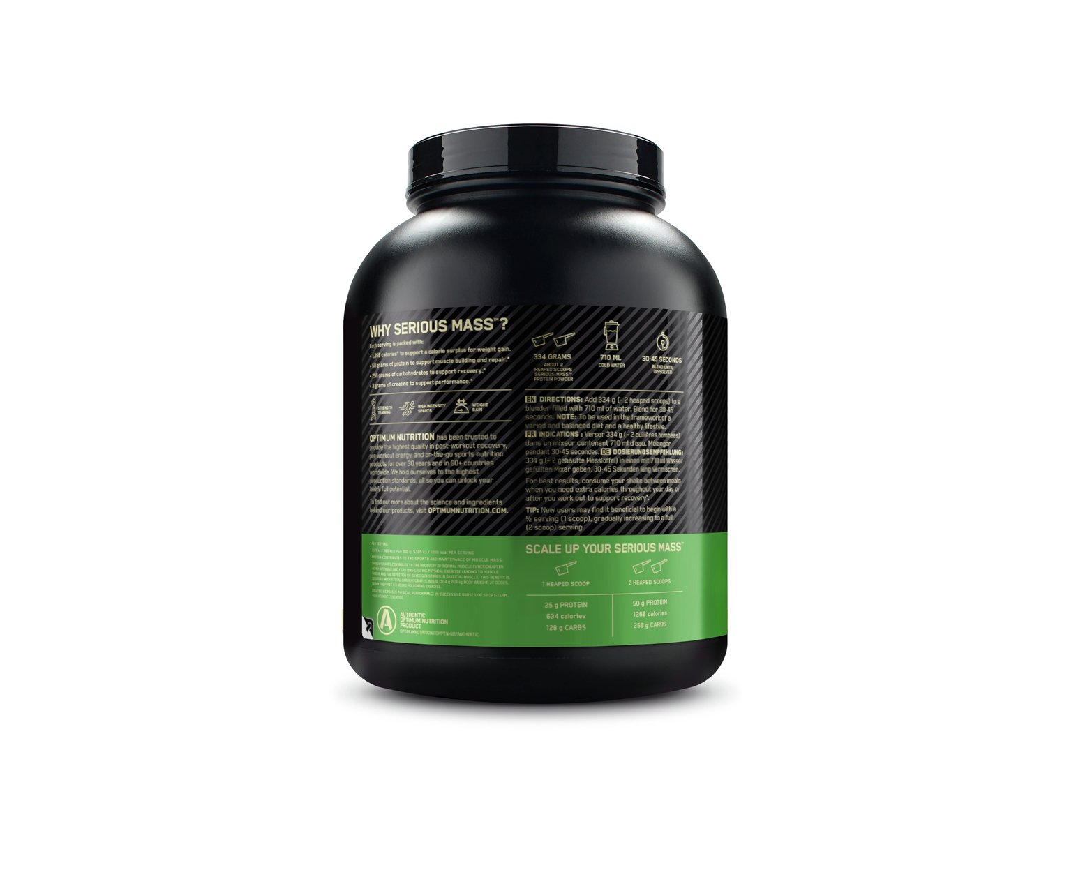 Optimum Nutrition Serious Mass Vanilla Shake 2.73kg Review