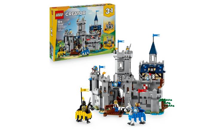LEGO Creator 3in1 Medieval Horse Knight Castle Toy 31168