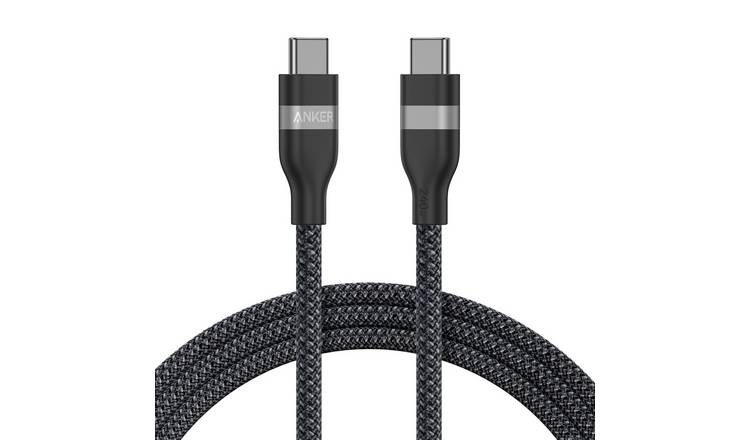 Anker 1.8m 240W Braided USB-C to USB-C Cable - Black