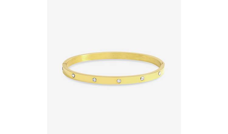 Jon Richard Gold Plated Crystal Bangle