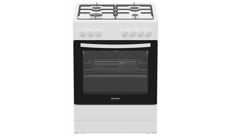 Indesit I6G3PMWUK 60cm Dual Fuel Cooker - White