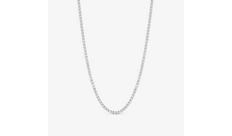 Jon Richard Yellow Gold Plated Tennis Pendant Necklace