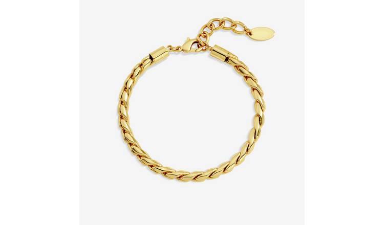 Jon Richard Gold Twist Chain Bracelet