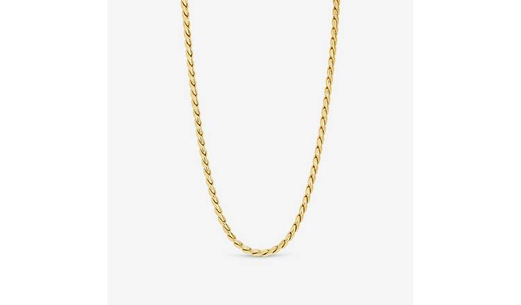 Jon Richard Gold Plated Twist Chain Necklace