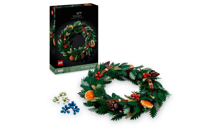 LEGO Botanicals Wreath, Festive Home Decor Set 10340