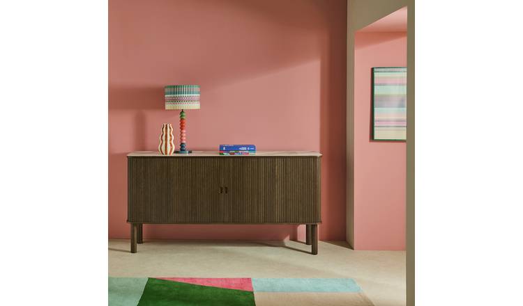 Habitat Lex 2 Door Sideboard - Smoked Natural