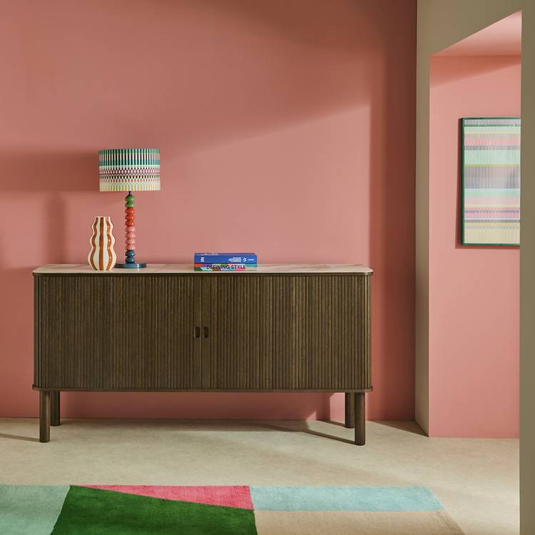 Habitat Lex 2 Door Sideboard - Smoked Natural 0