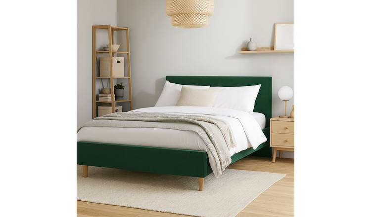 Millbrook Taylor Superking Fabric Bed Frame - Green