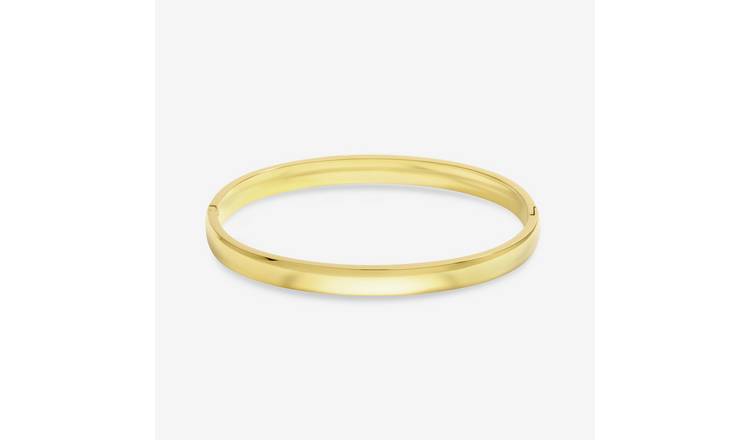 Jon Richard Waterproof Gold Plated Polished Bangle