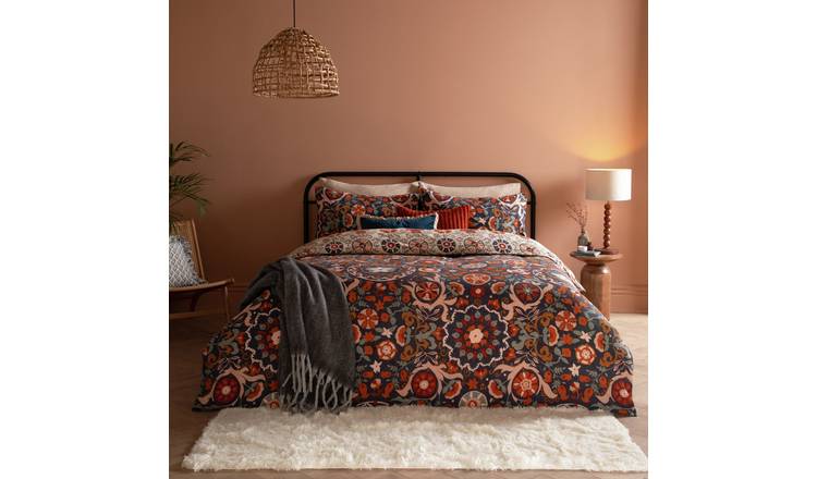 Furn Kinfolk Denim Blue  Bedding Set - Double