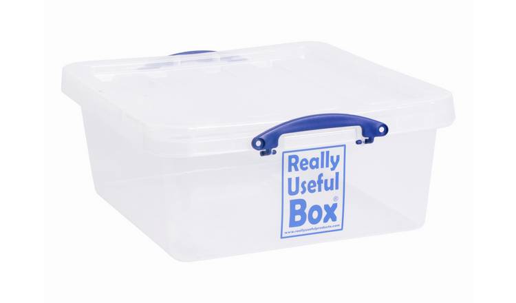 Really Useful 31.5L Plastic Storage Box - Clear