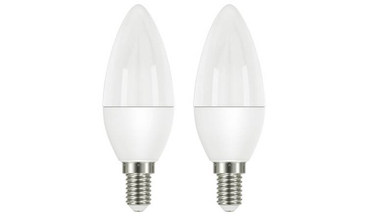 Argos Home 5.9W LED Candle E14 Light Bulb - 2 Pack