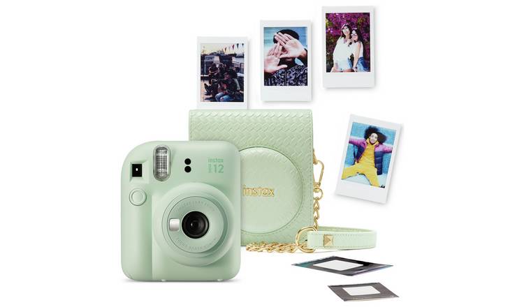 Instax Mini 12 Instant Camera Bundle - Mint Green