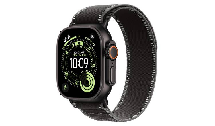 Apple Watch Ultra 3 GPS+Cell 49mm Charcoal Trail Loop - S/M