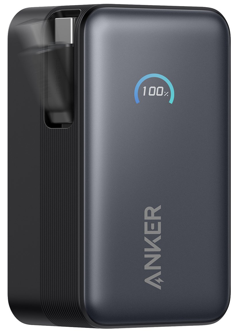 Buy Anker 10000mAh 45W Nano Power Bank with Built-In USB-C Cable