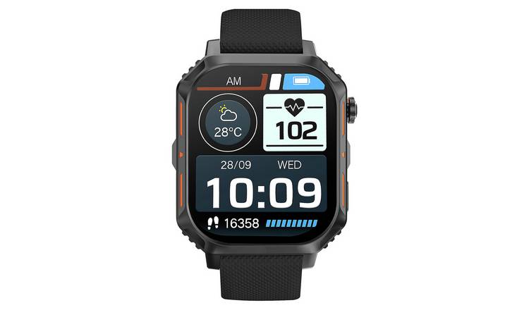 STORM S-Max Black Silicone Smart Watch