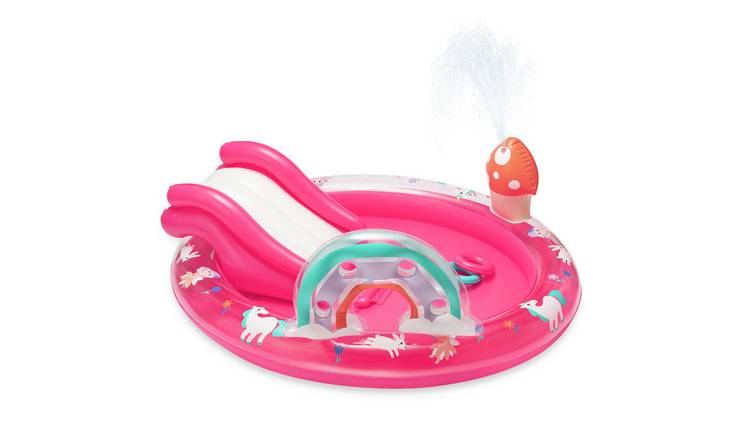 Chad Valley Unicorn and Rainbow Paddling Pool - 97L