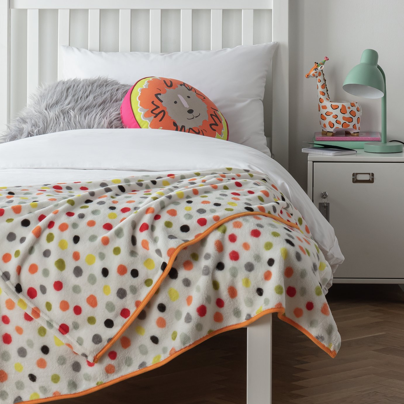 Argos Home Multicoloured Spot Fleece Reviews Updated April 2023