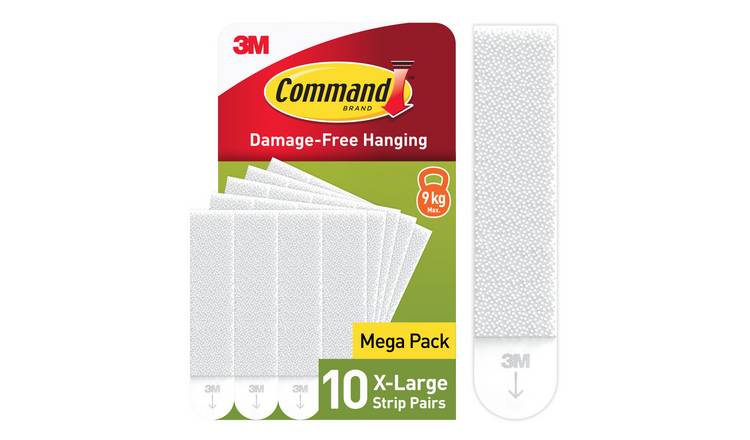 Command Picture Hanging Extra Large Strips - Set of 10