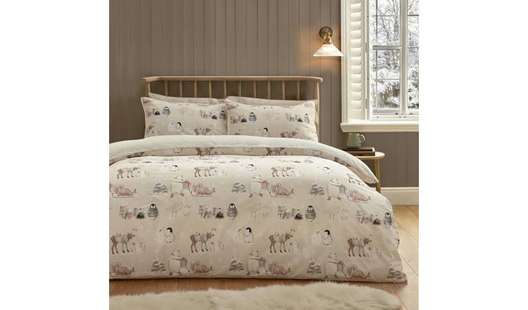 Catherine Lansfield Winter Friends Cream Bedding Set - King