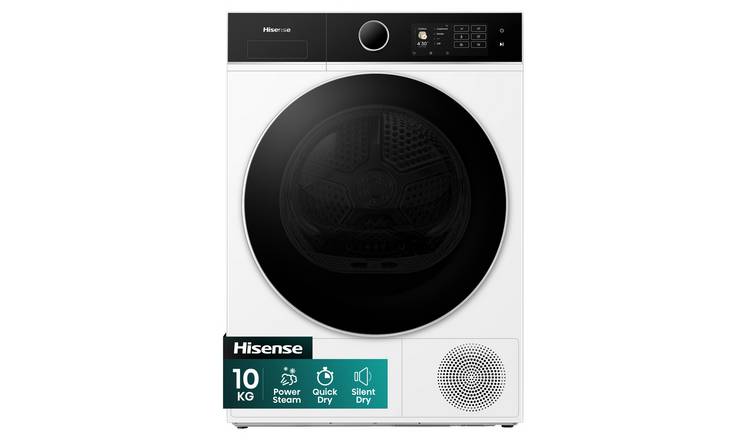 Hisense DH5I104BWAB 10KG Heat Pump Tumble Dryer - White