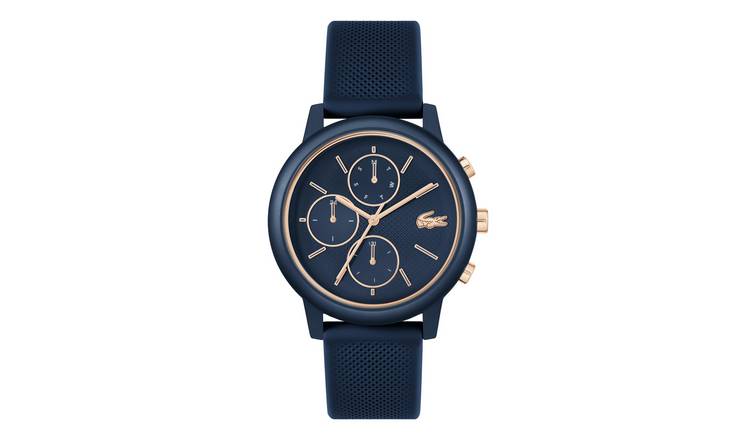 Lacoste Men's Blue Silicone Strap Watch