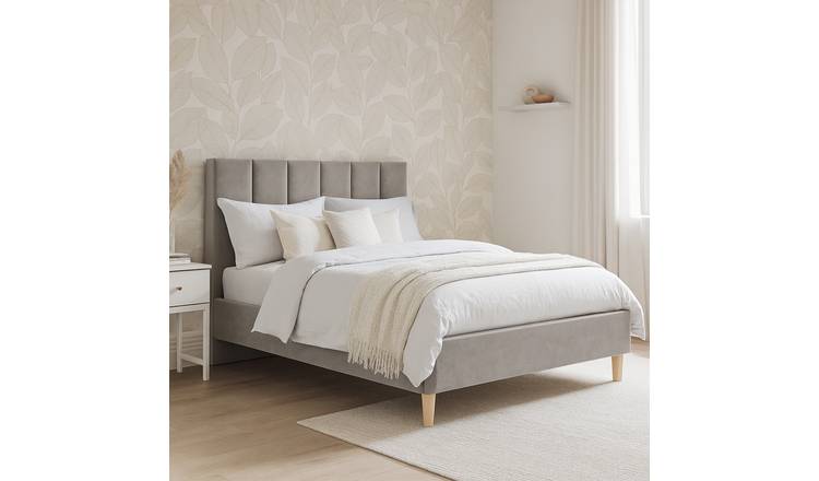 Millbrook Piper  Superking Fabric Bed Frame-Natural