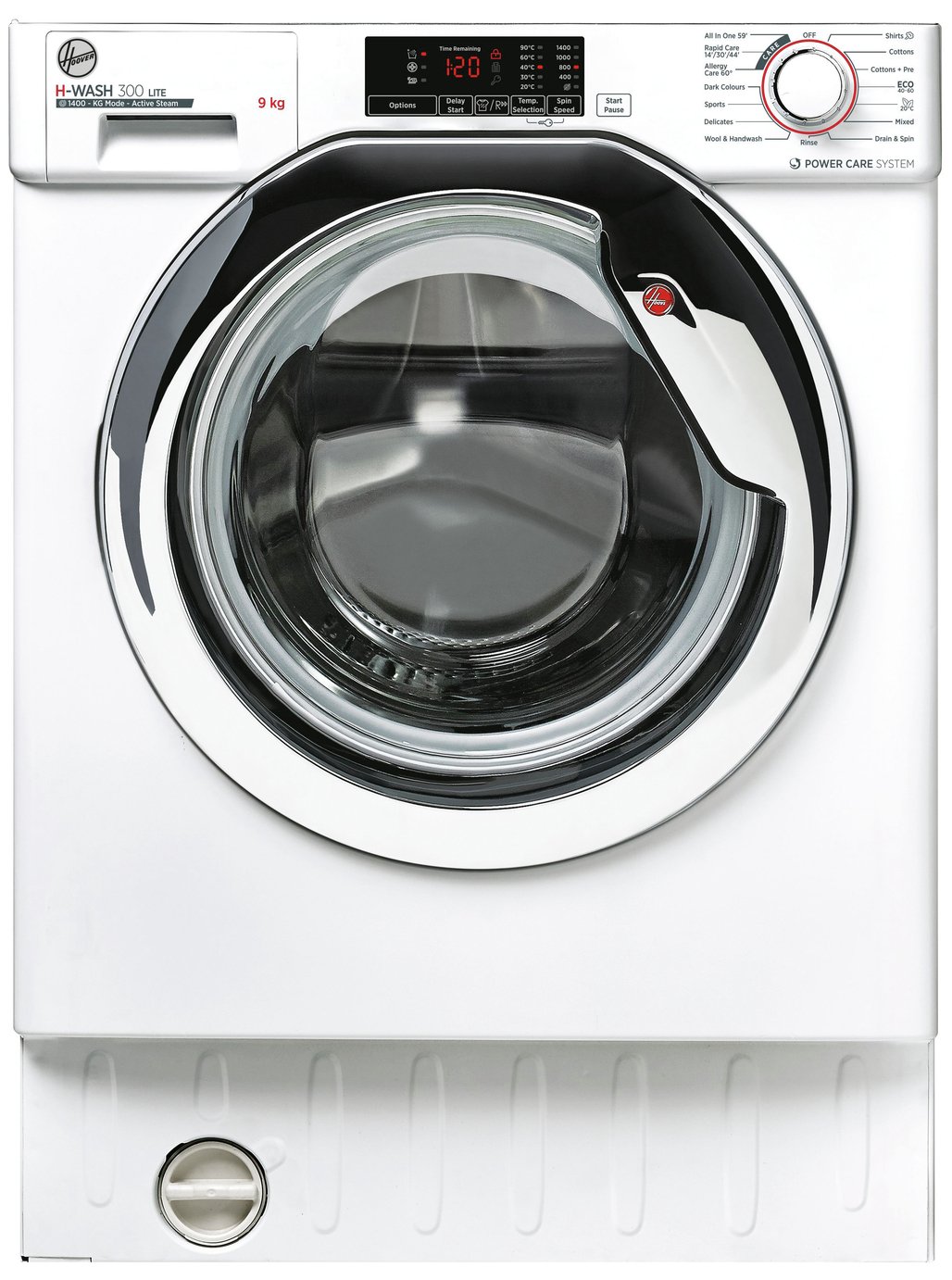 Hoover HBWS 49D1ACE 9KG Integrated Washing Machine - White