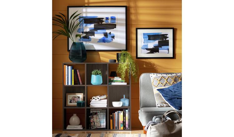 Argos Home 9 Cube Storage Unit - Walnut