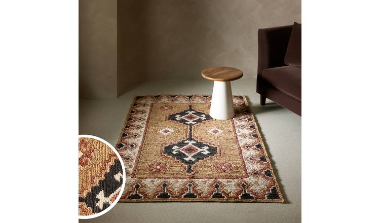 Habitat Soumak Jute Flatweave Rug - 120x170cm