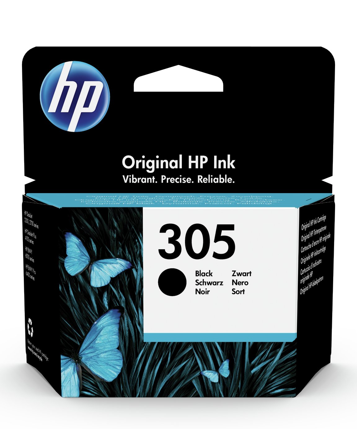 HP 305 Black Original Ink Cartridge & Instant Ink Compatible