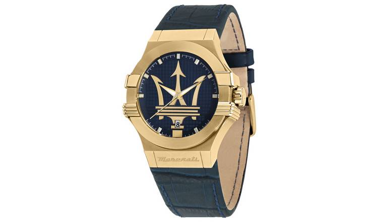 Maserati Index Blue Dial Stainless Steel Strap Watch