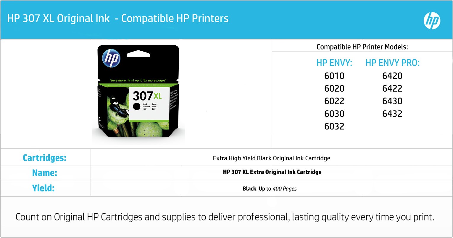 HP 307XL High-Yield Original Ink Cartridge Review
