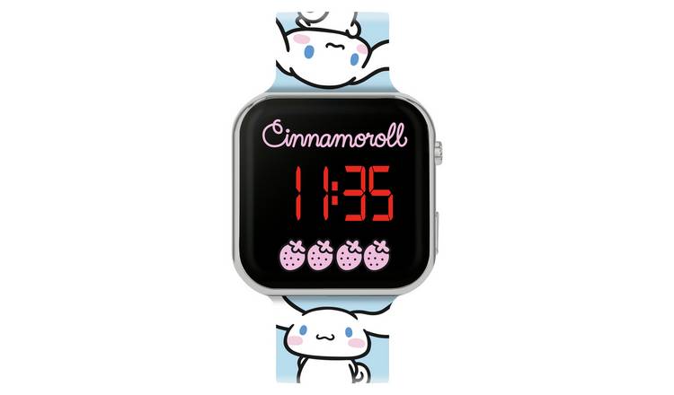 Cinnamoroll Kids LED Blue Strap Watch