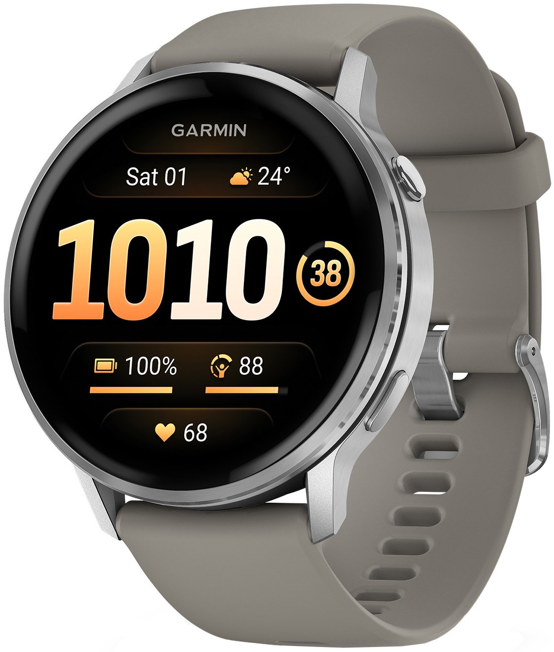 Garmin Venu 4 45mm GPS Fitness Smart Watch - Silver Grey