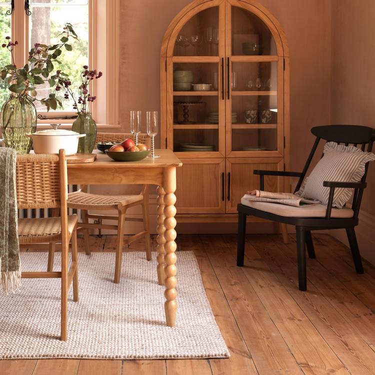 Habitat Pebble Neutral Cut Pile Rug - 170x120cm 0