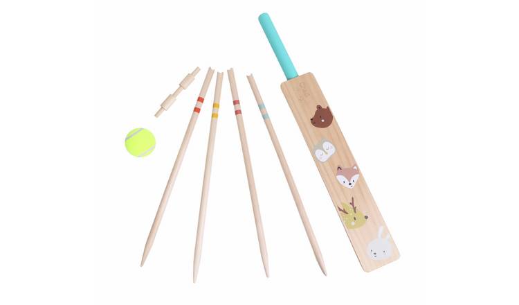 Chad Valley Wooden Kids Cricket Set 