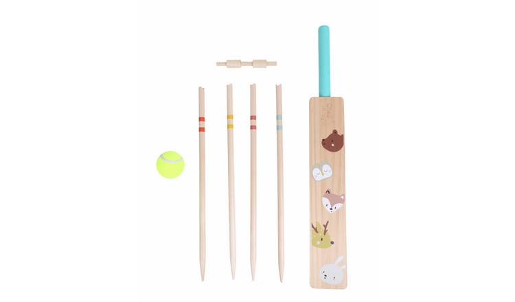 Chad Valley Wooden Kids Cricket Set 