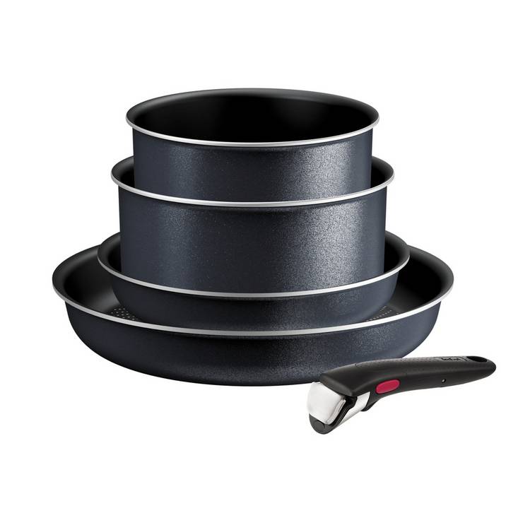 Tefal Ingenio 5 Aluminium Piece Pan Set 0