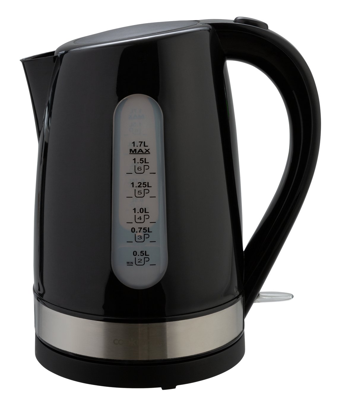 Cookworks Plastic Illuminated Kettle - Black