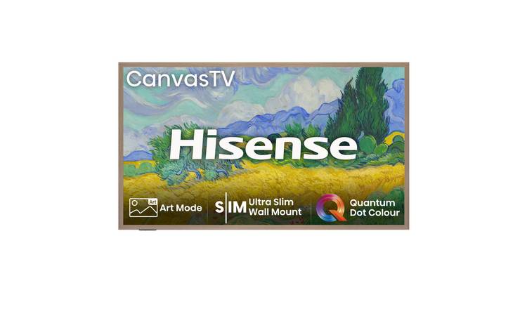 Hisense 55Inch 55S7NQTUK Smart 4K UHD HDR QLED Canvas TV