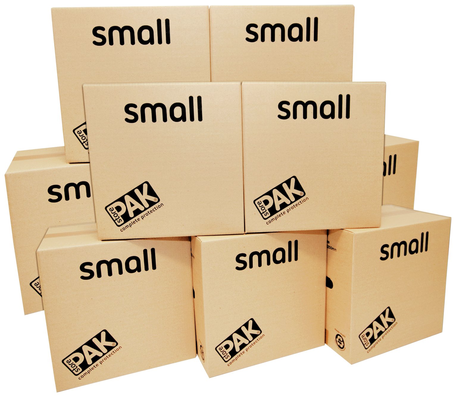 StorePAK Small Cardboard Boxes - Set of 10