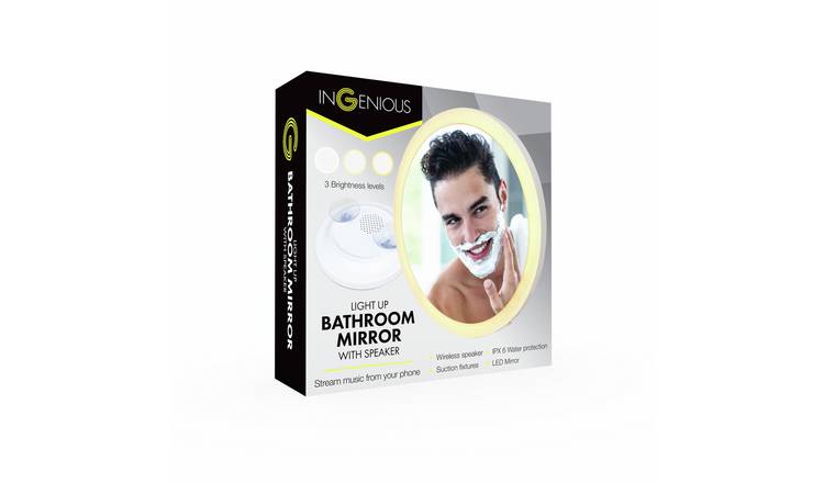 Menkind Ingenious Bathroom Mirror Speaker