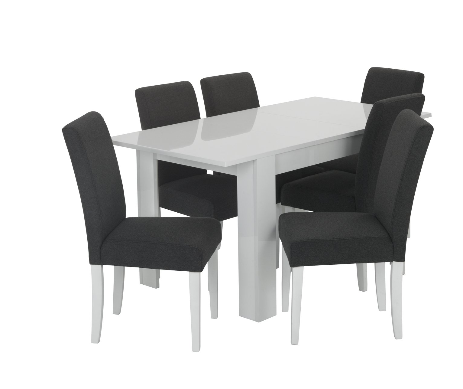 Argos Home Miami Extending Table & 6 Tweed Chairs Review