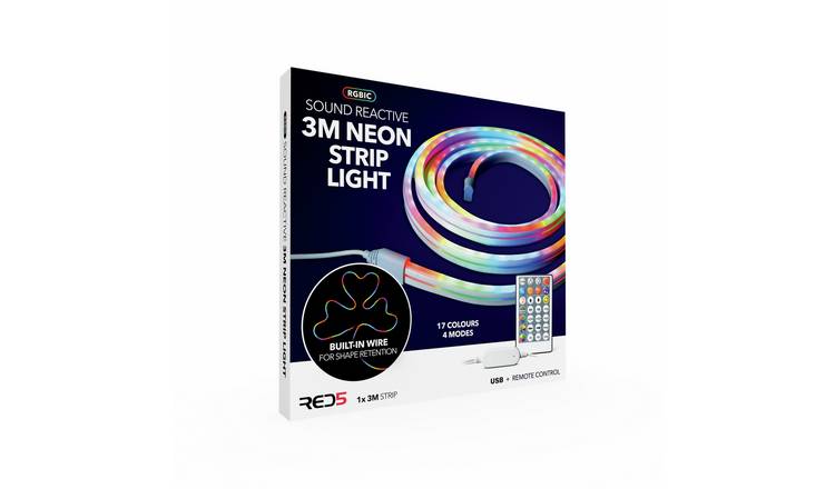 Menkind Sound Reactive 3M Neon Strip Light