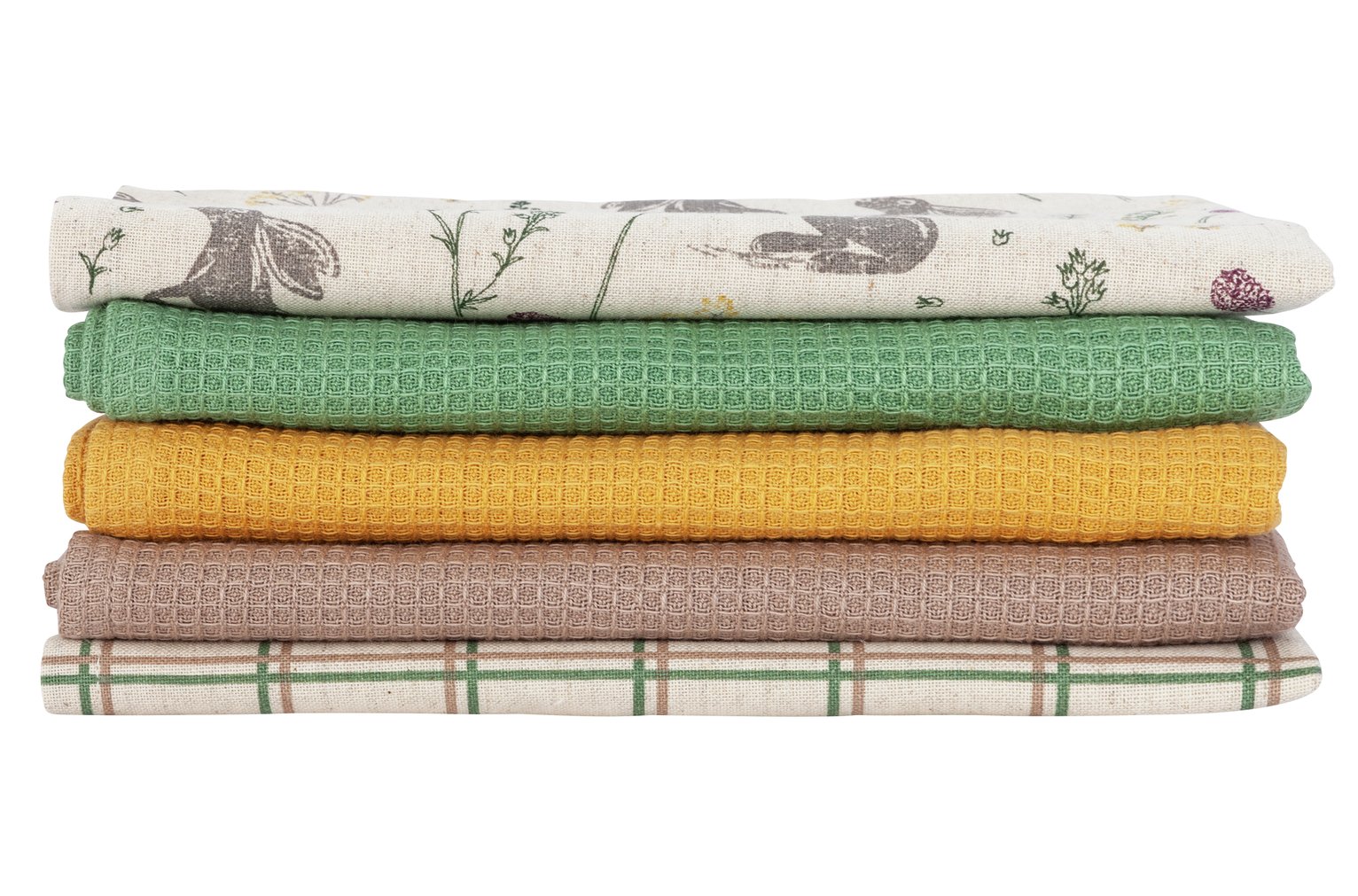 Argos Home Moorlands Pack of 5 Tea Towels Review