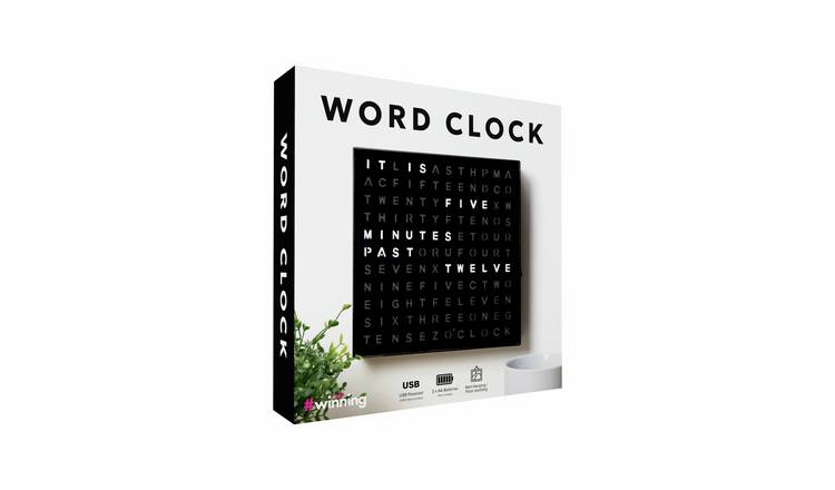 Menkind Winning LED Word Clock