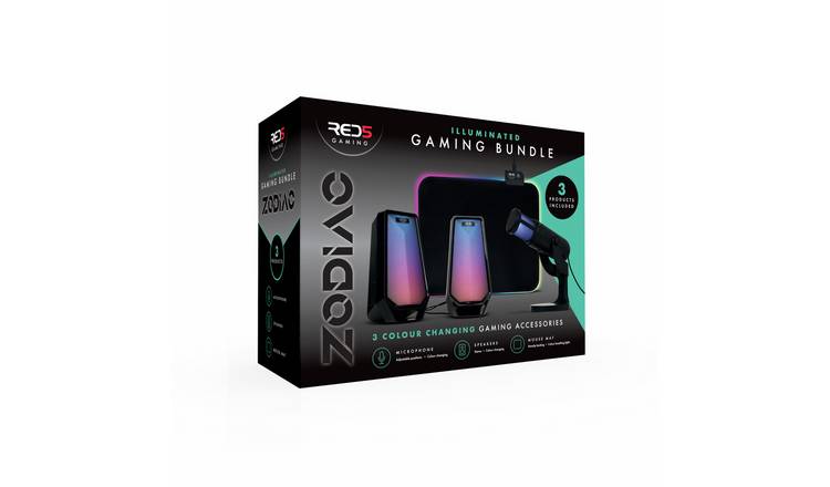 Menkind RED5 Illuminated Gaming Bundle
