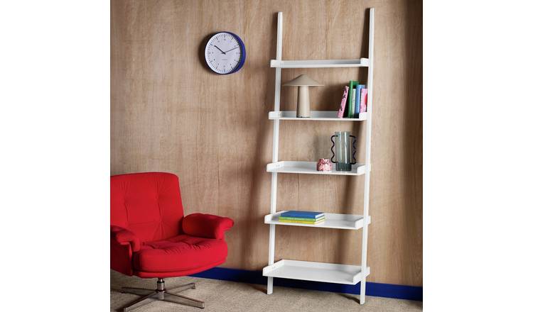 Habitat Jessi 5 Shelves Wide Bookcase - White